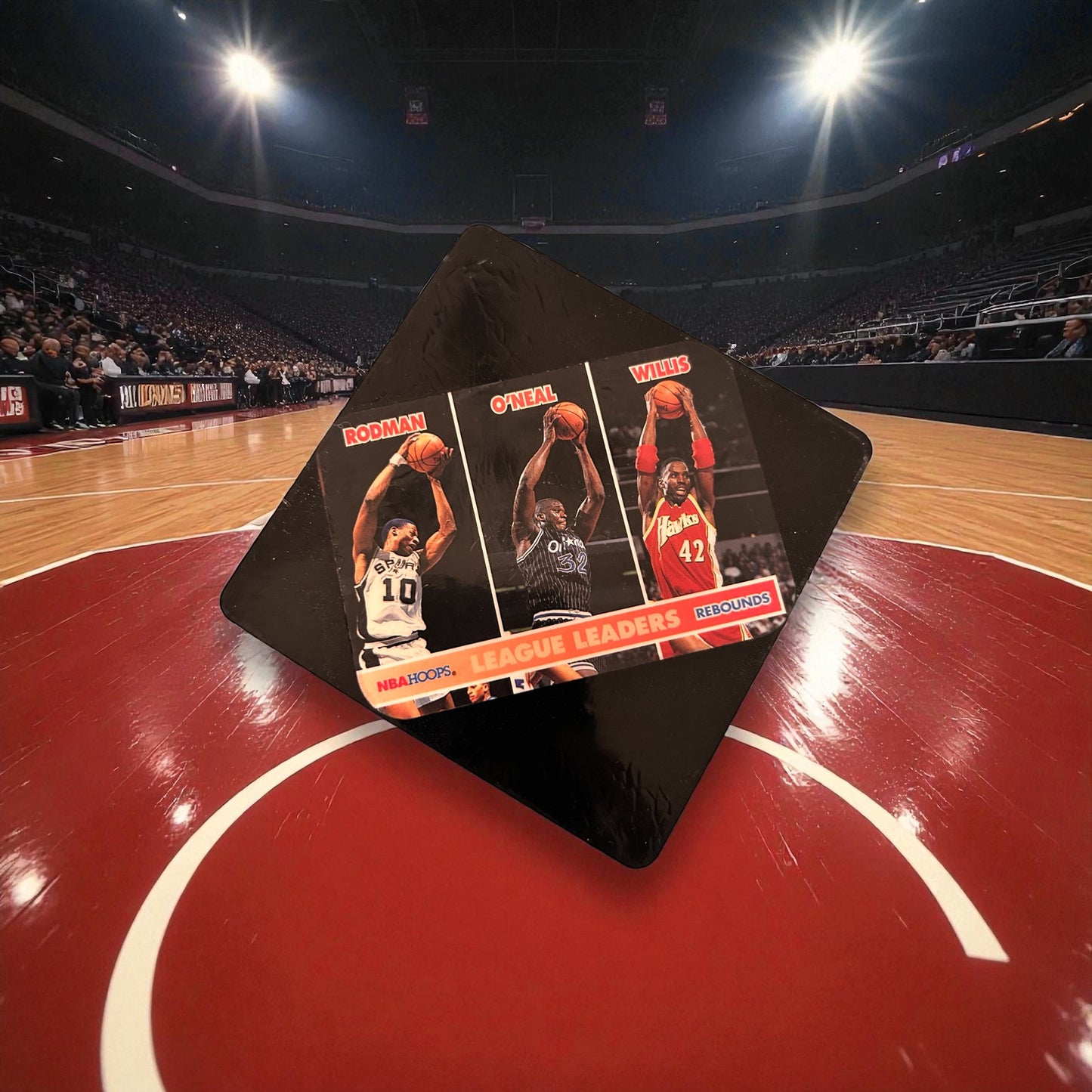 NBA hoops league leader rebounds coaster