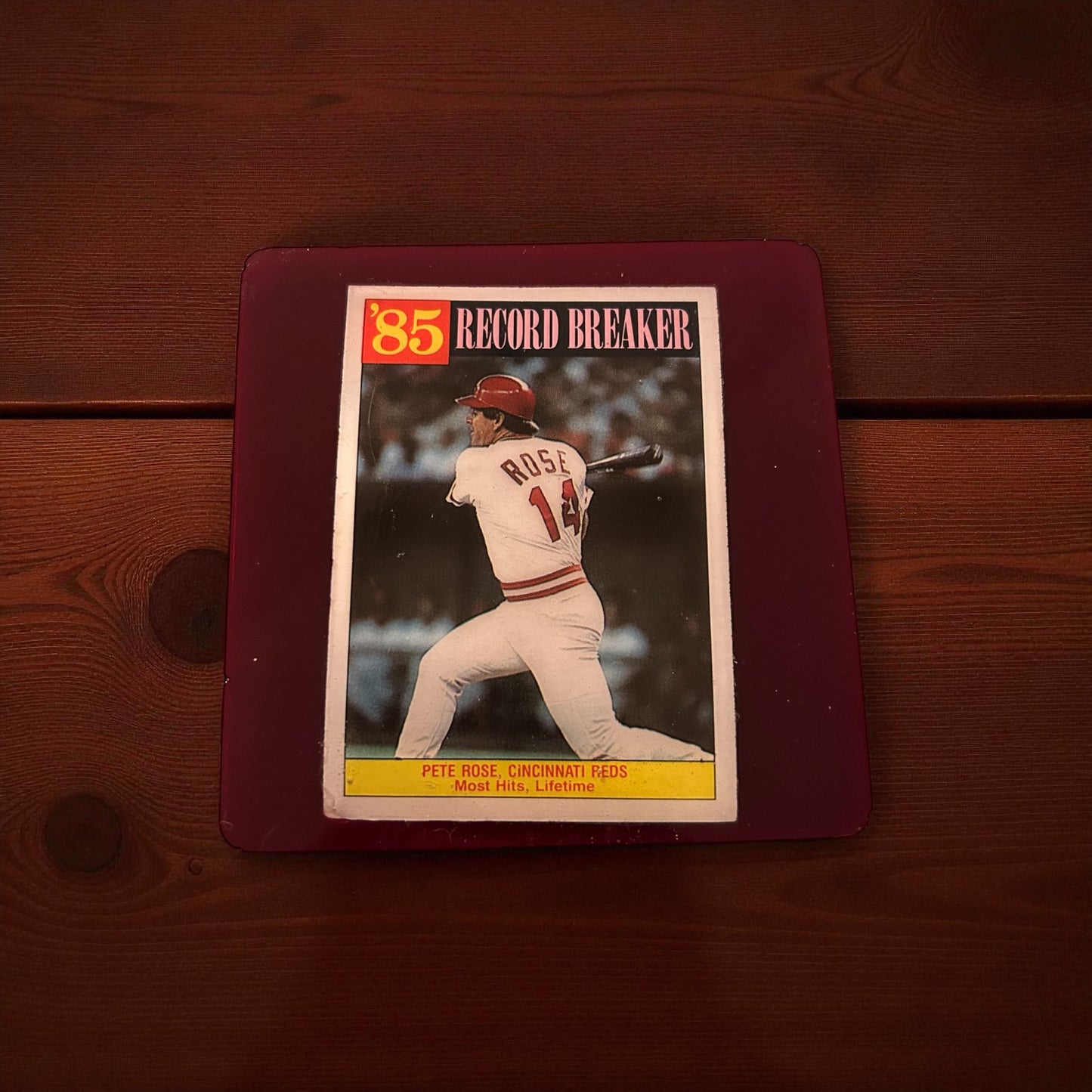 MLB legend Pete Rose coaster