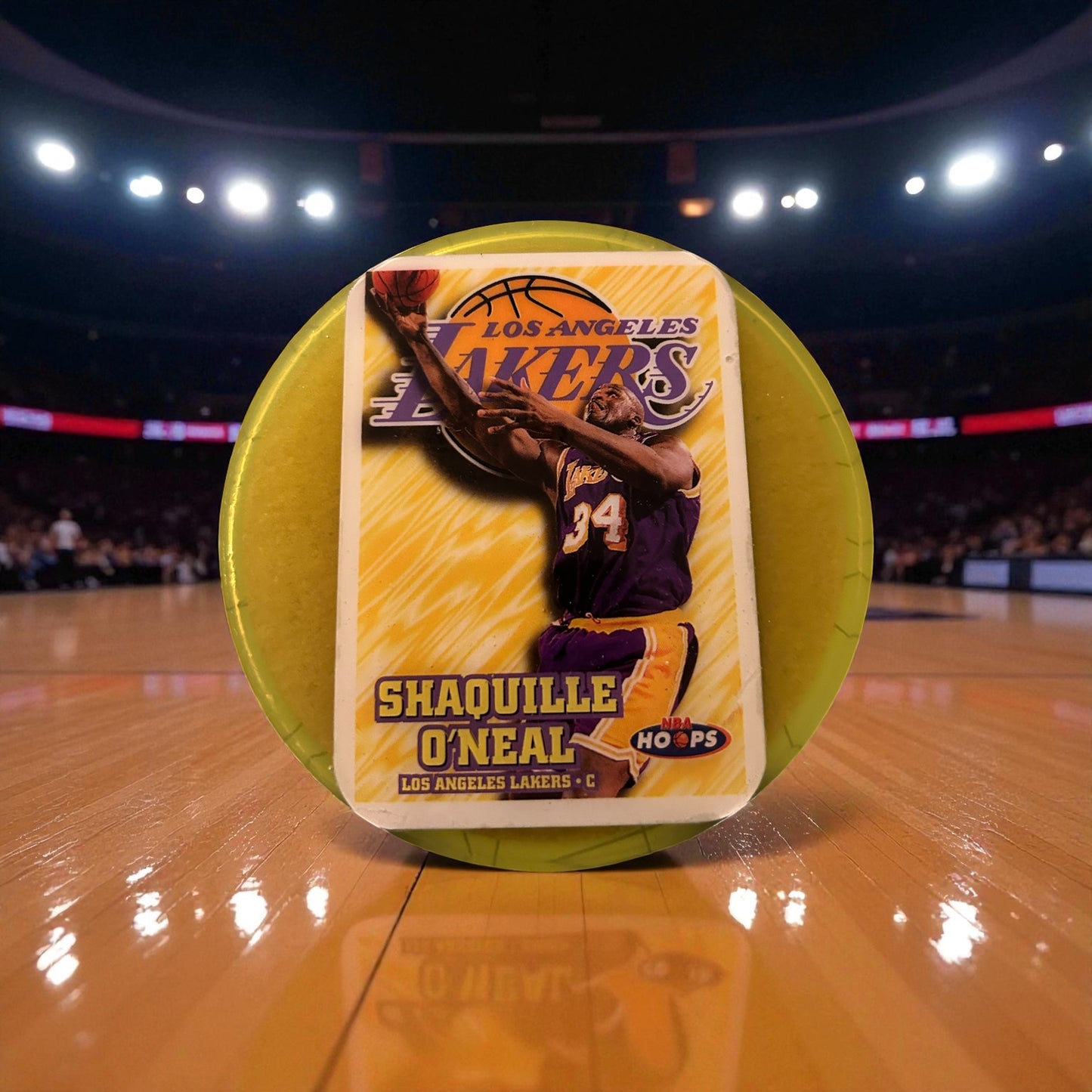Shaquille O’Neal basketball card coaster