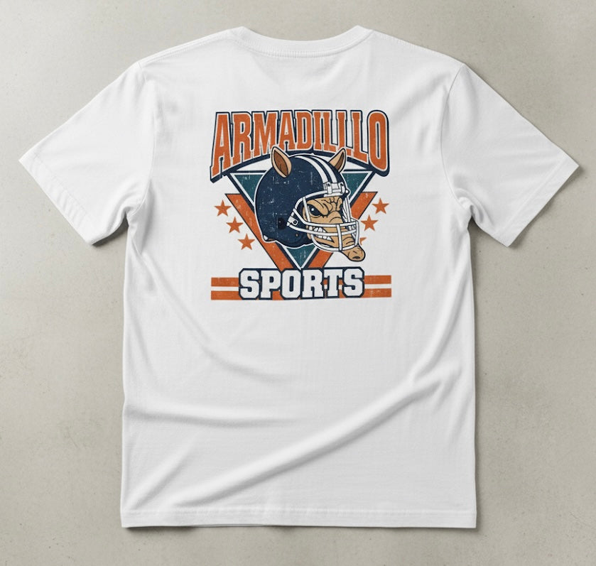 Vintage Armadillo Football