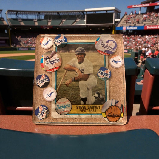 Los Angeles Dodgers legend Steve Garvey coaster