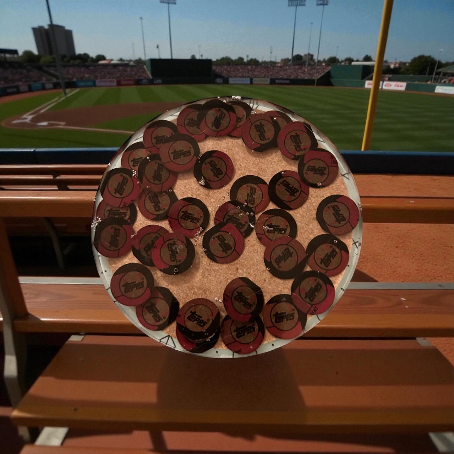 TOPPS Logo Resin Coaster